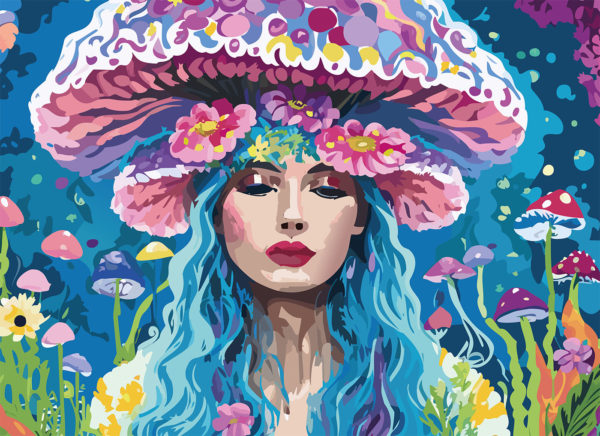Eine Illustration einer Frau