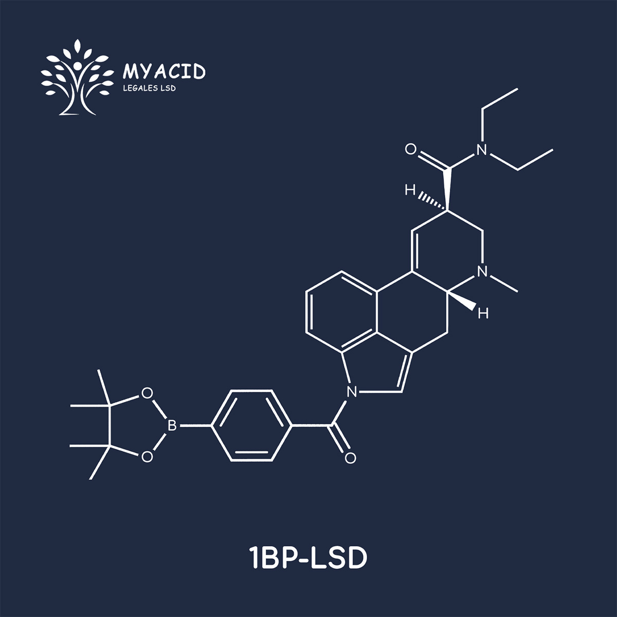 1BP-LSD Strukturformel